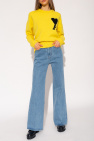 Vertical Fissure Pants Flare jeans