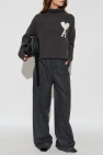 Ami Alexandre Mattiussi GREY Pants with striped pattern