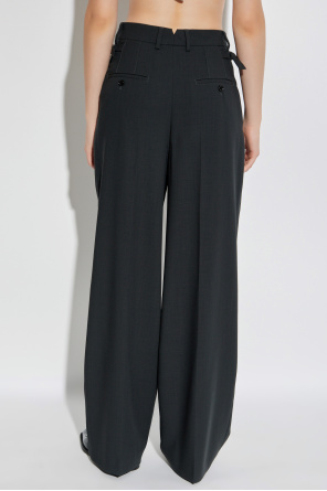 Ami Alexandre Mattiussi Wool trousers with pleats