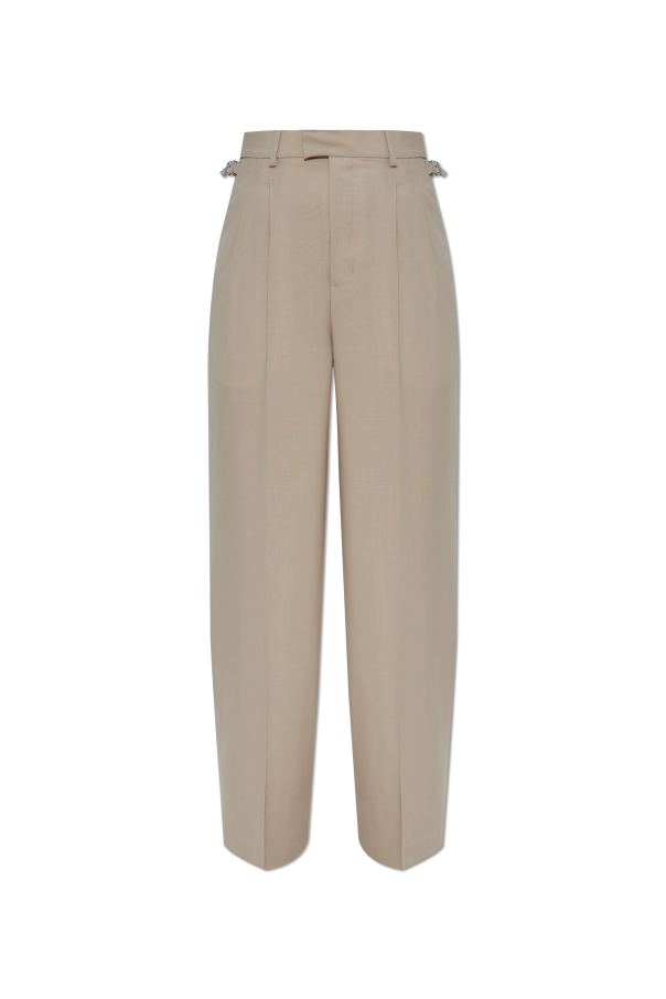 Wool trousers with pleats od Ami Alexandre Mattiussi