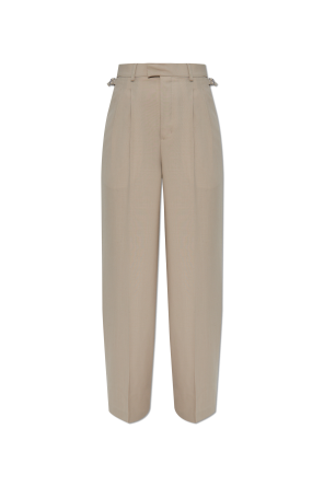 Pantalones de lana con pinzas