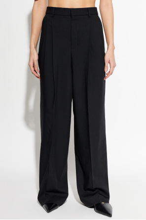 Ami Alexandre Mattiussi Straight-leg wool trousers
