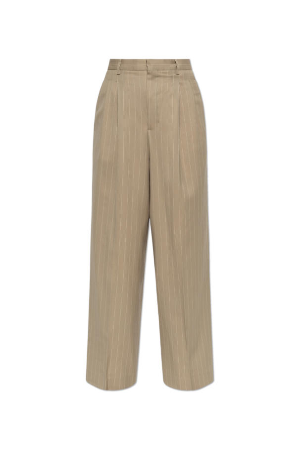 Wool wide-leg trousers od Ami Alexandre Mattiussi