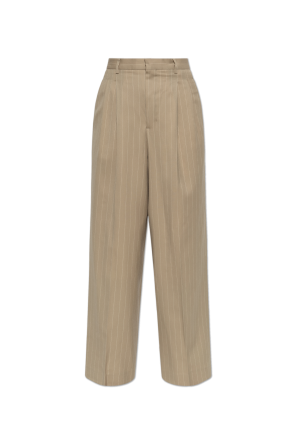 Wool wide-leg trousers