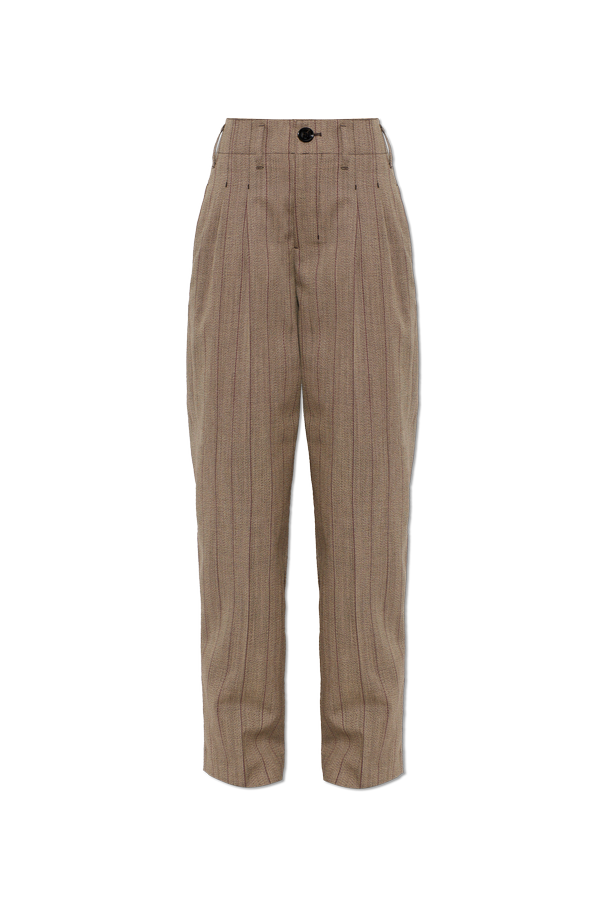 Wool trousers with pinstripe pattern od Ami Alexandre Mattiussi