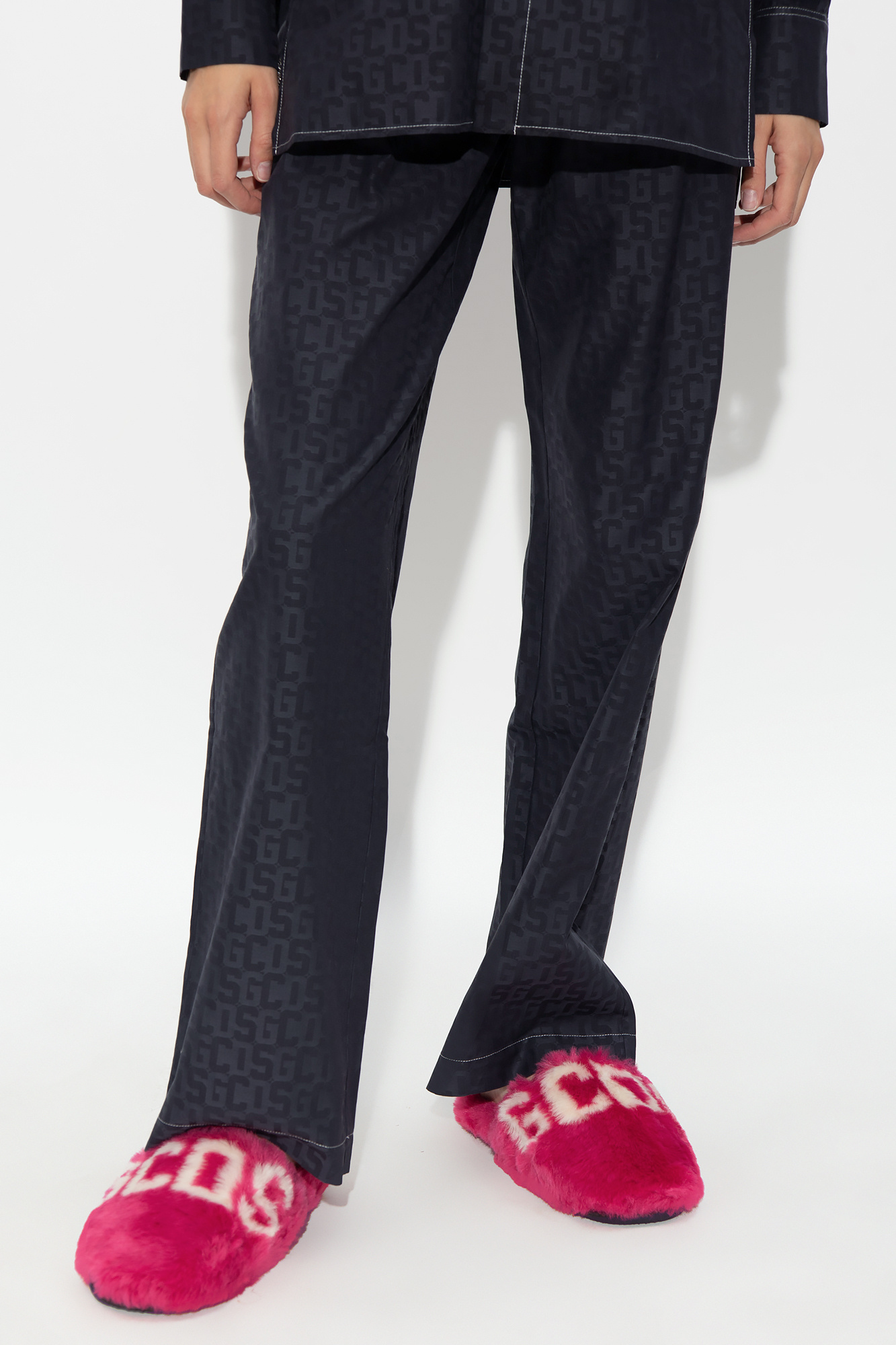 GCDS Monogrammed trousers