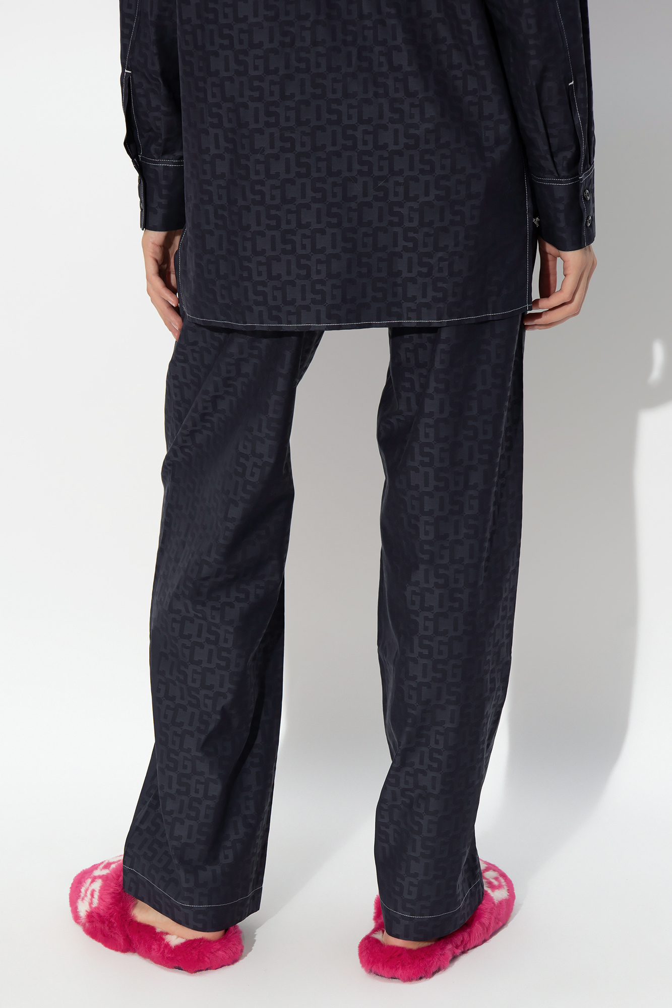 GCDS Monogrammed long trousers