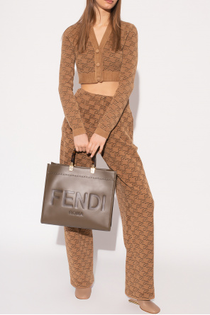 Jacquard trousers od Fendi