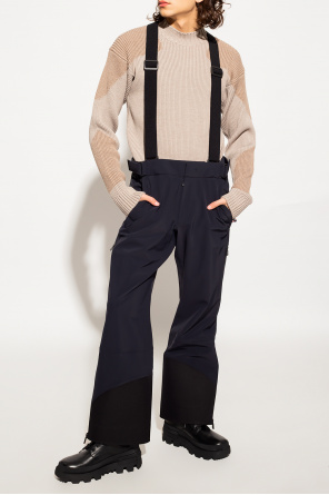 Moncler Grenoble Ski comme trousers with suspenders