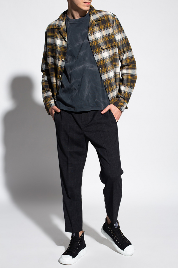 PLAID PANTS WITH CHAIN  Mens plaid pants Fashion suits for men Mens  casual dress