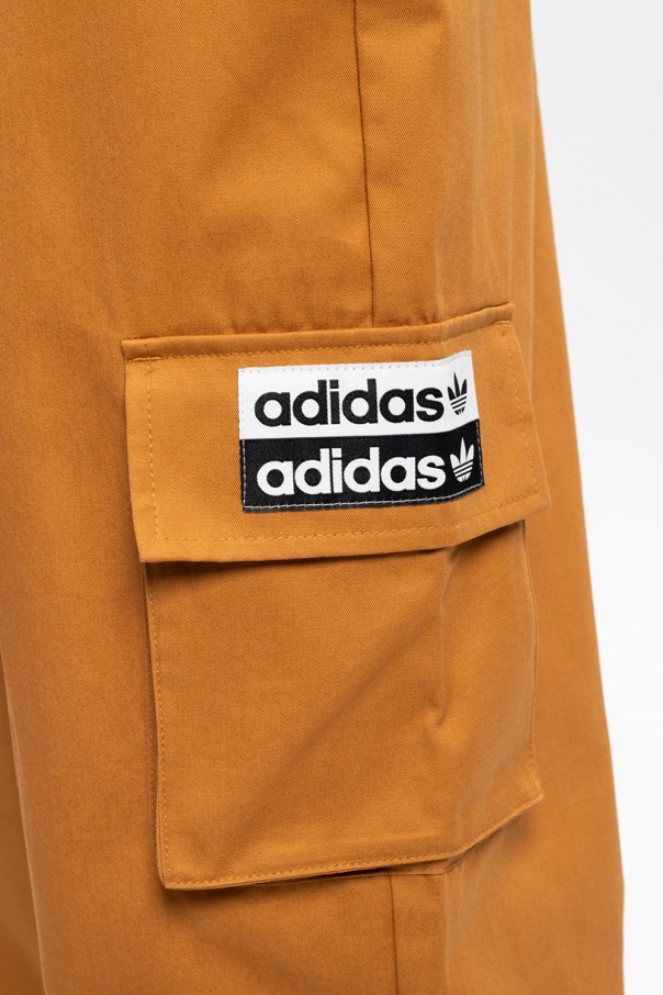 Adidas Cuffed Joggers Almost Blue/hazy Orange | Karen Walker