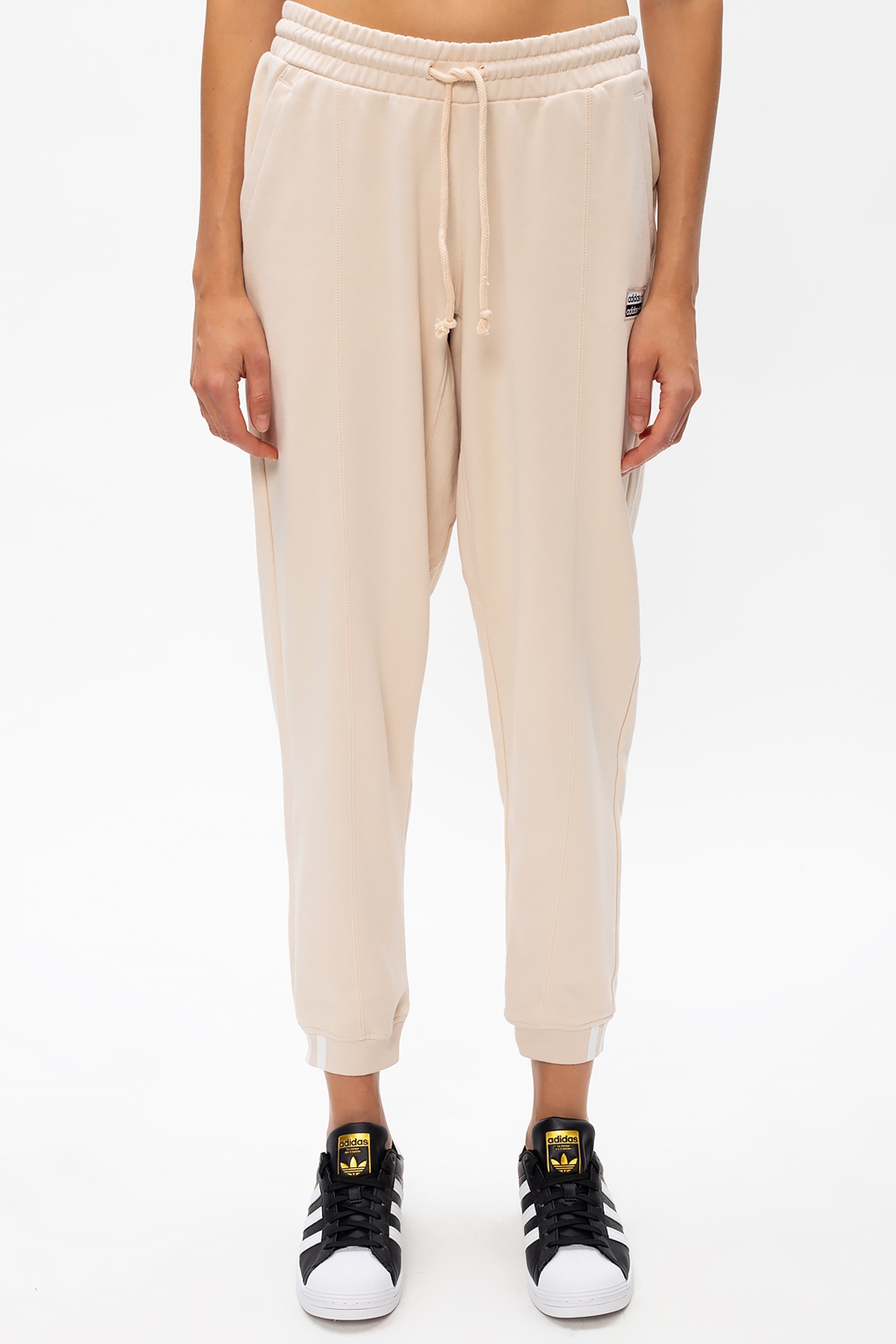 adidas logo sweatpants