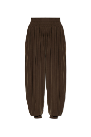 Trousers with cuffed legs