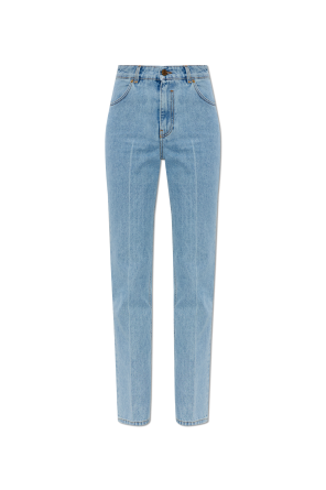Straight-leg jeans