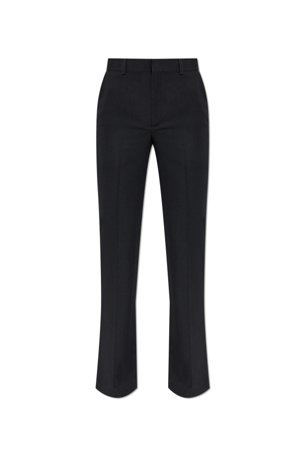 Wool pleated trousers od Balmain