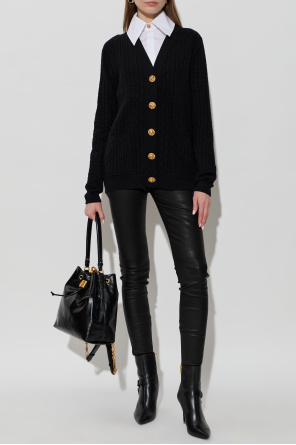 Pantalones de cuero od Balmain