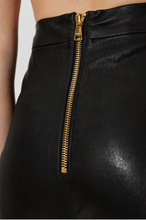 Balmain Leather trousers