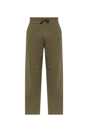 Sweatpants with embroidered logo