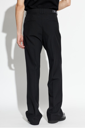 Balmain Wool trousers with crease