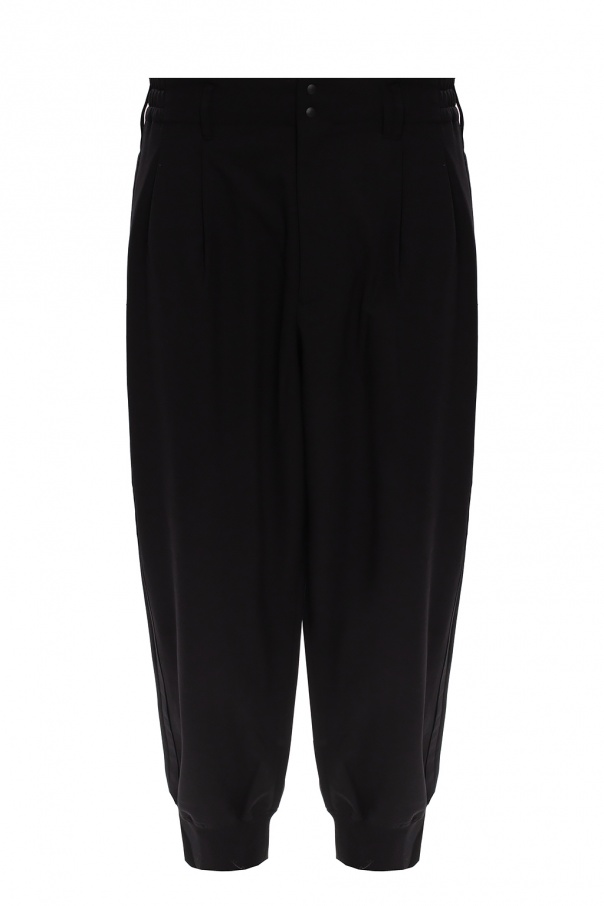 Murmur fitted suspender dress Trousers with pockets