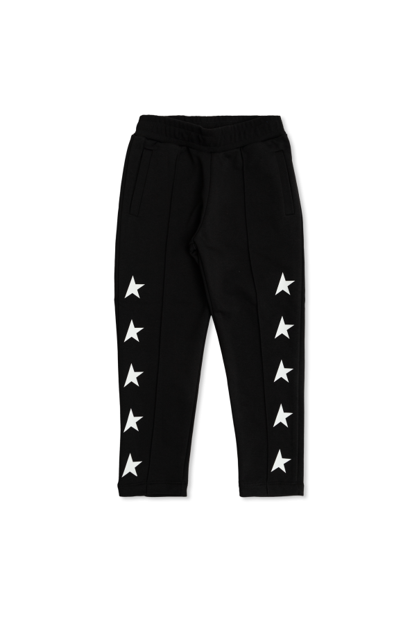 Golden Goose Kids Sweatpants with logo