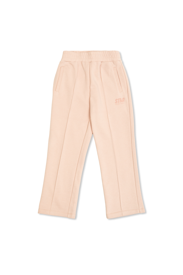 Sweatpants with logo od Golden Goose Kids