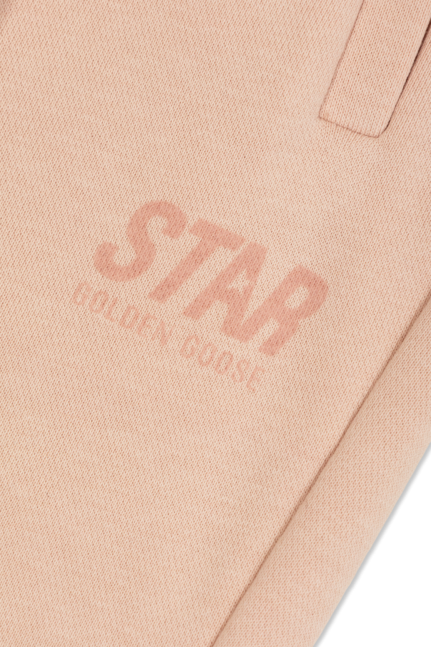 Golden Goose Kids Sweatpants with logo