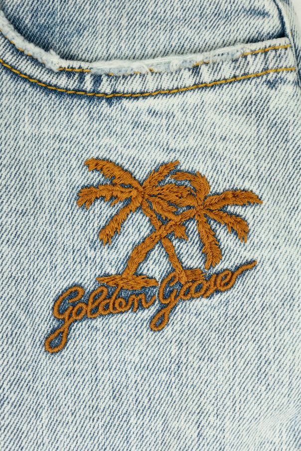 Golden Goose Kids Jeans with vintage effect