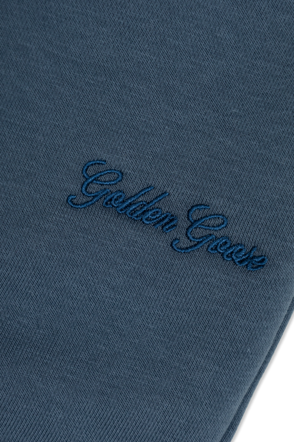 Golden Goose Kids Spodnie dresowe  z wyszytym logo