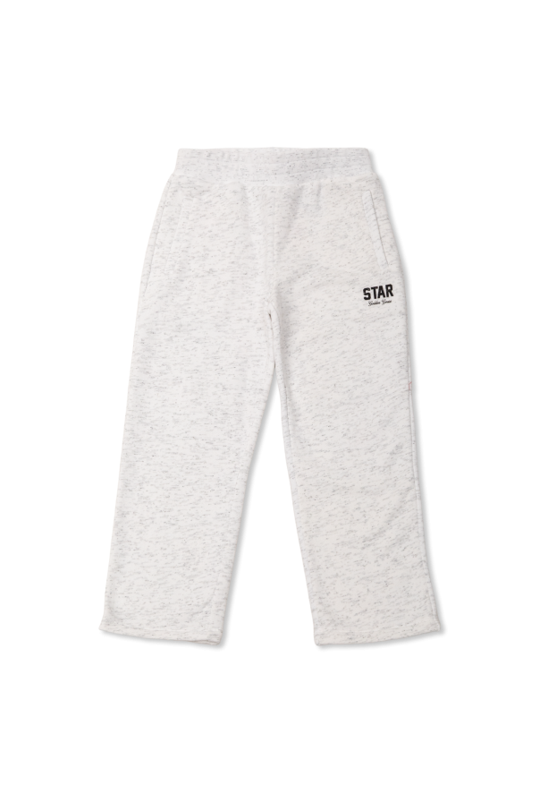 Sweatpants with logo od Golden Goose Kids