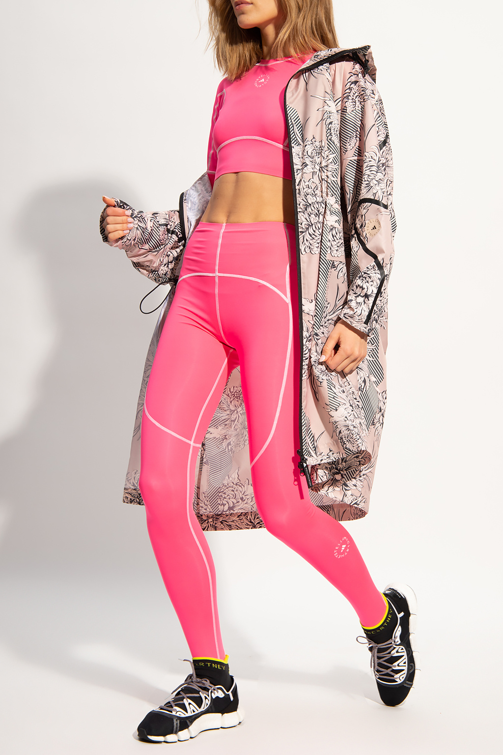 Pink Leggings with logo ADIDAS by Stella McCartney - Vitkac Canada