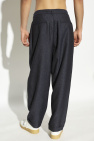 Giorgio Armani NAVY BLUE Pleated Pants