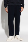 Giorgio Armani NAVY BLUE Creased trousers
