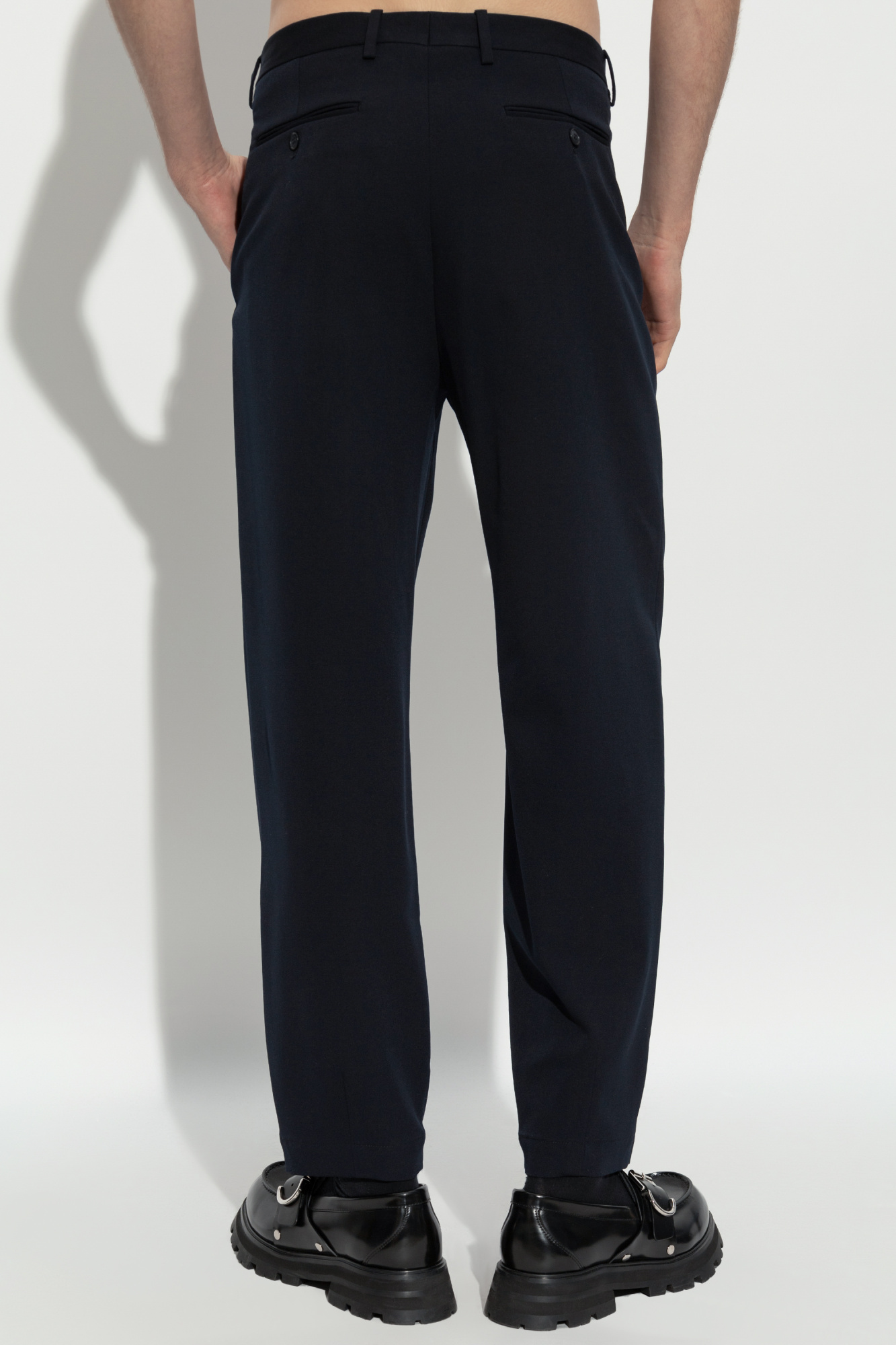 Giorgio Armani Giorgio Armani creased trousers