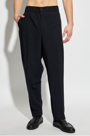 Giorgio Armani Wool trousers with crease