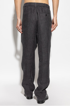 Giorgio Armani Linen pleated trousers