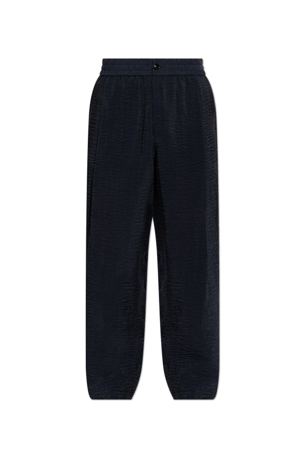 Trousers with a crinkled effect od Giorgio Armani