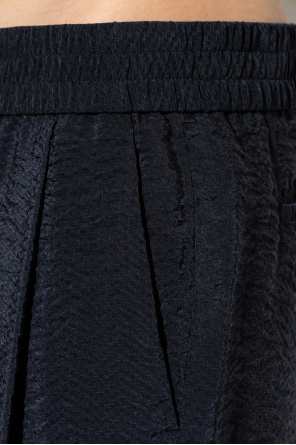 Giorgio Armani Trousers with a crinkled effect
