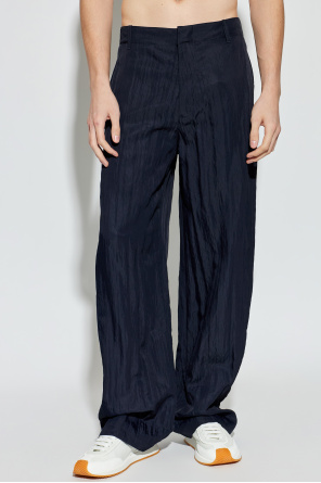 Giorgio Armani Trousers with a crinkled effect