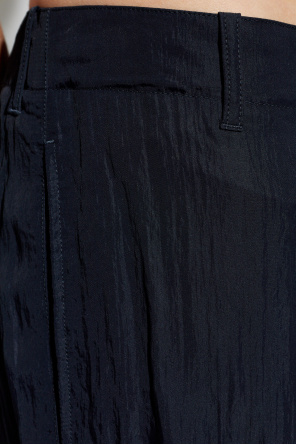 Giorgio Armani Trousers with a crinkled effect