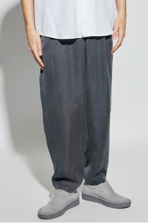 Giorgio Armani Pantalones de corte holgado con pinzas