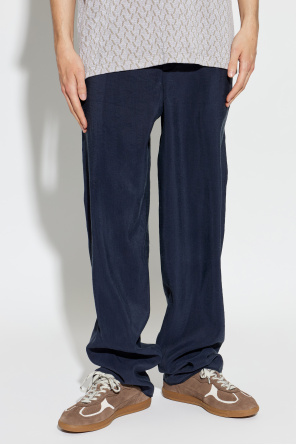 Giorgio Armani Loose-fit silk trousers