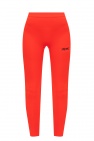 Reebok x Victoria Beckham RED Leggings with logo
