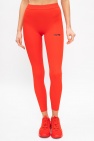 Reebok x Victoria Beckham RED Leggings with logo