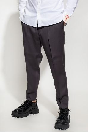 Golden Goose Wool pleat-front trousers