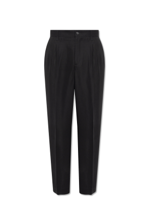 ‘isiah’ pleat-front trousers od Golden Goose