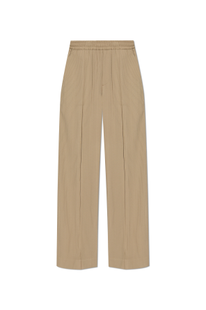 Creased trousers