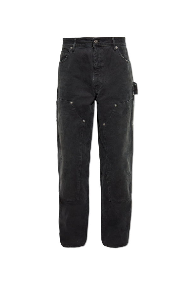 Jeans with Distressing od Golden Goose