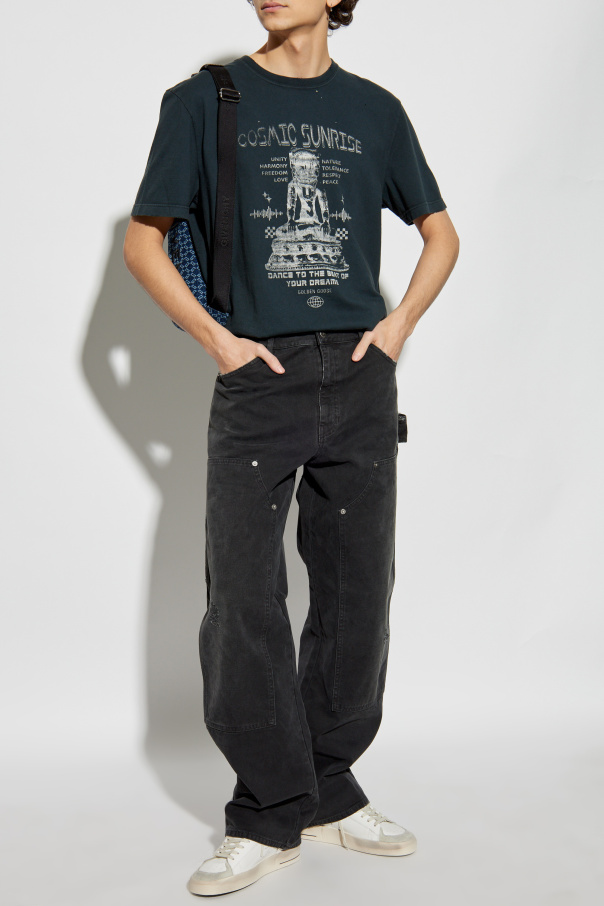 Golden Goose Jeans with Distressing