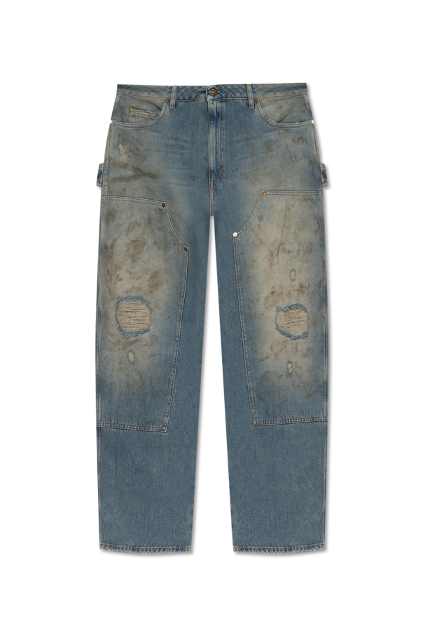 Jeans with `vintage` effect od Golden Goose